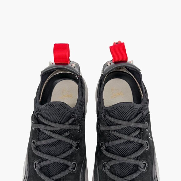 Christian Louboutin Arpoador Sneakers Black Suede Size 36.5 US 6.5 Women's - Picture 6 of 15